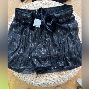free people sequin shorts